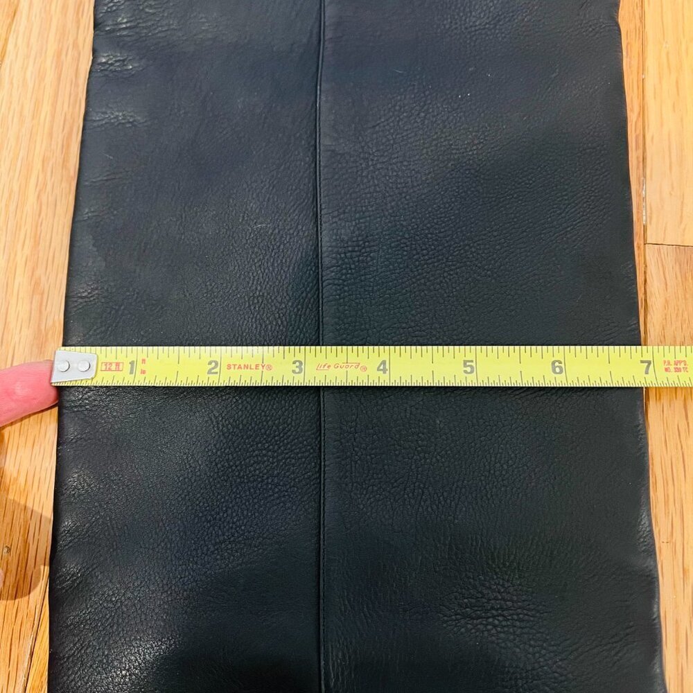 Jimmy Choo Doma Over-The-Knee Boots in Black Leather Size 41 Made In Italy - Picture 13 of 16
